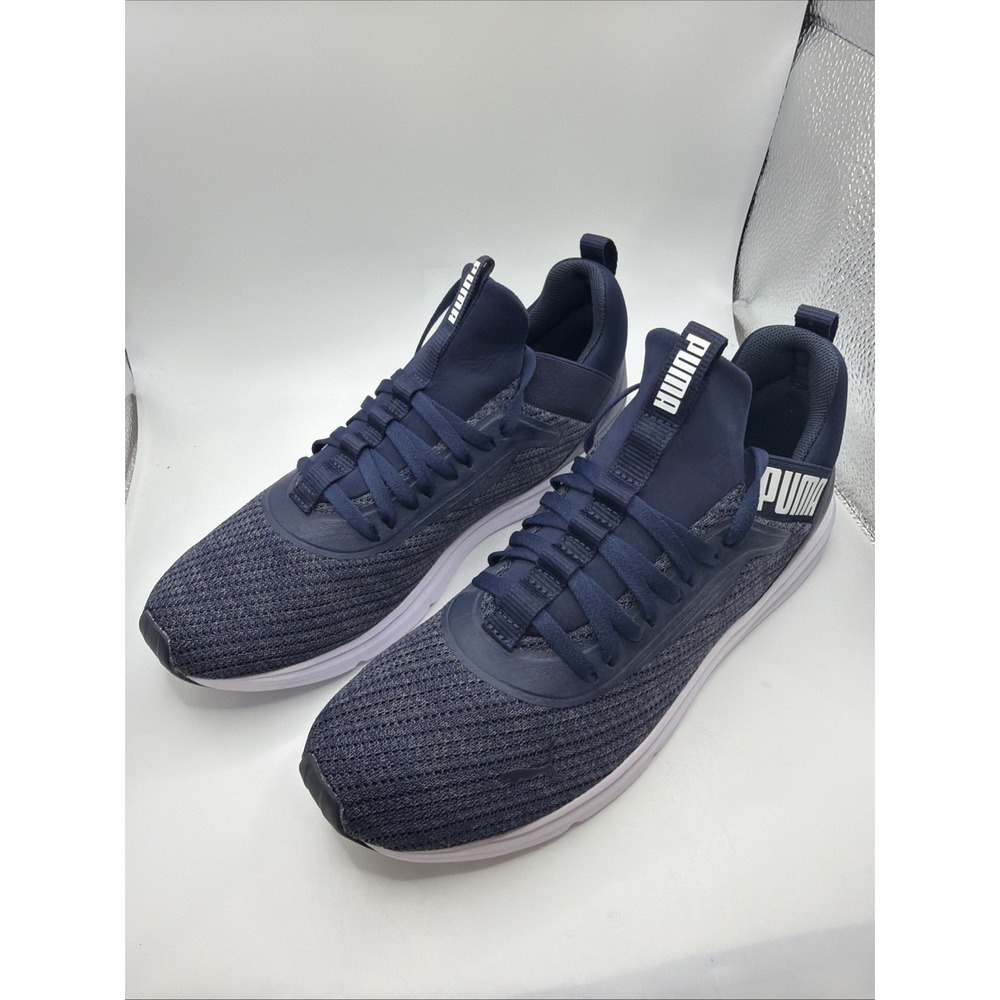 PUMA men's‎ ENZO BETA WOVEN V3 athletic shoes size 9 M Blue. NIB